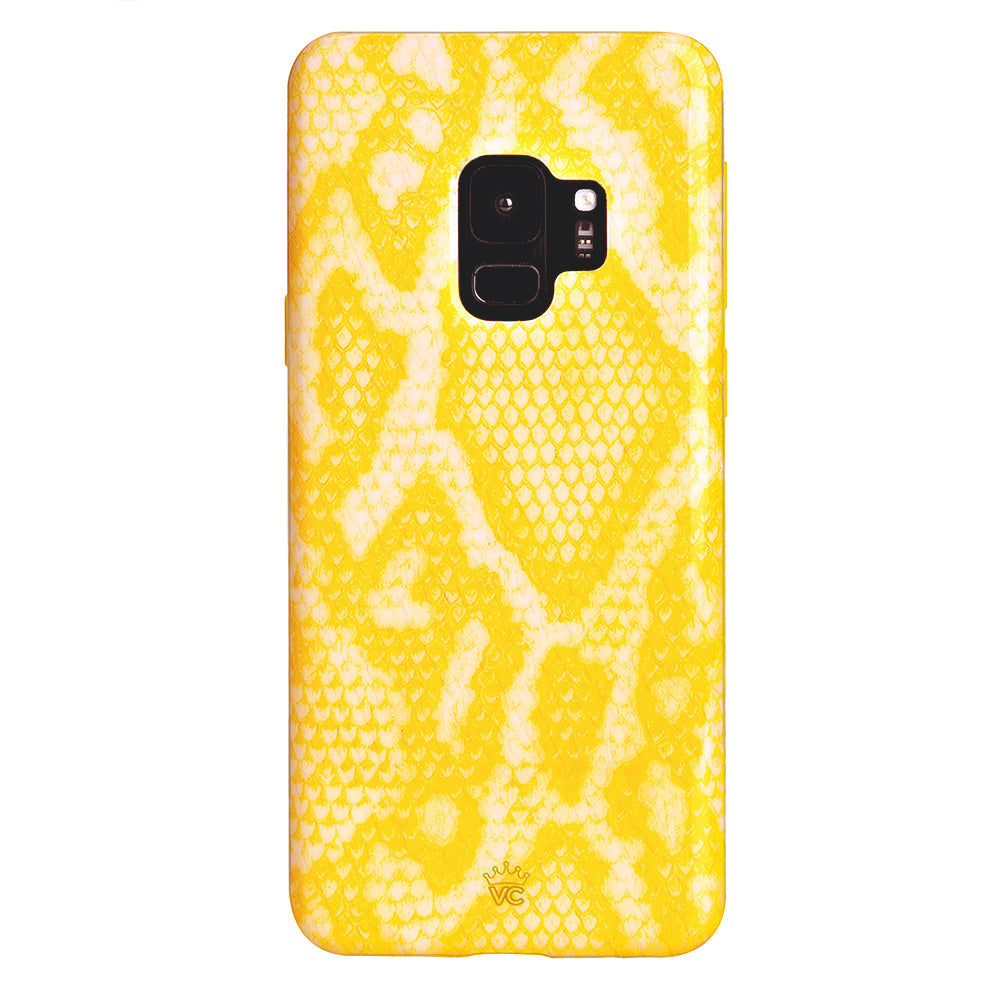 Yellow Snakeskin Samsung Galaxy Case