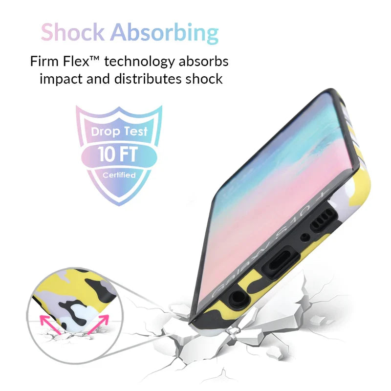 Yellow Camo Samsung Galaxy Case