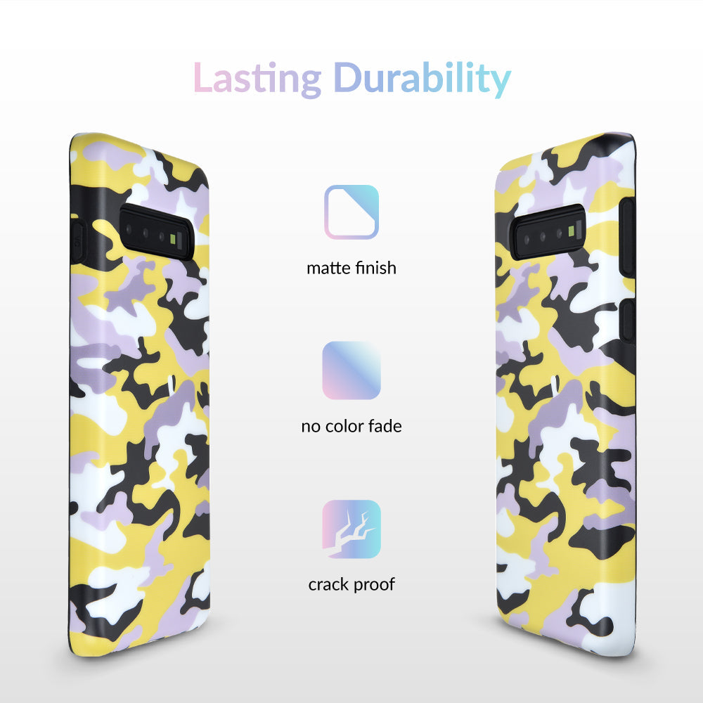 Yellow Camo Samsung Galaxy Case