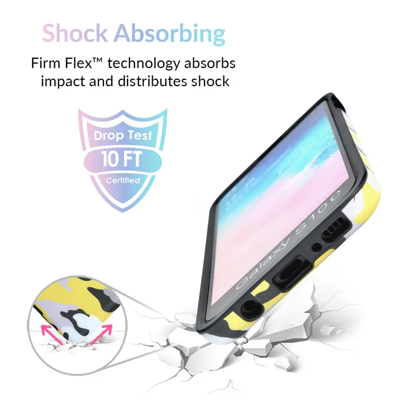 Yellow Camo Samsung Galaxy Case