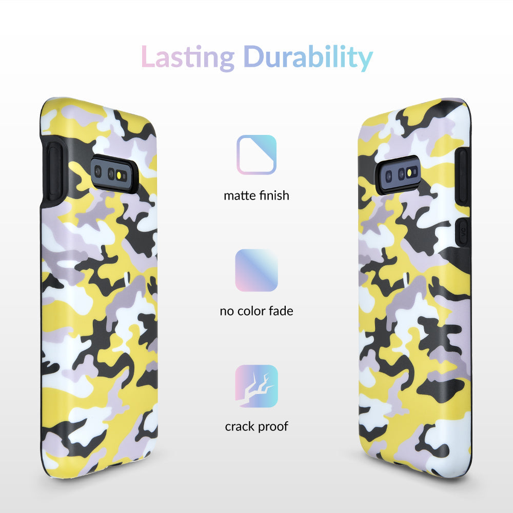 Yellow Camo Samsung Galaxy Case