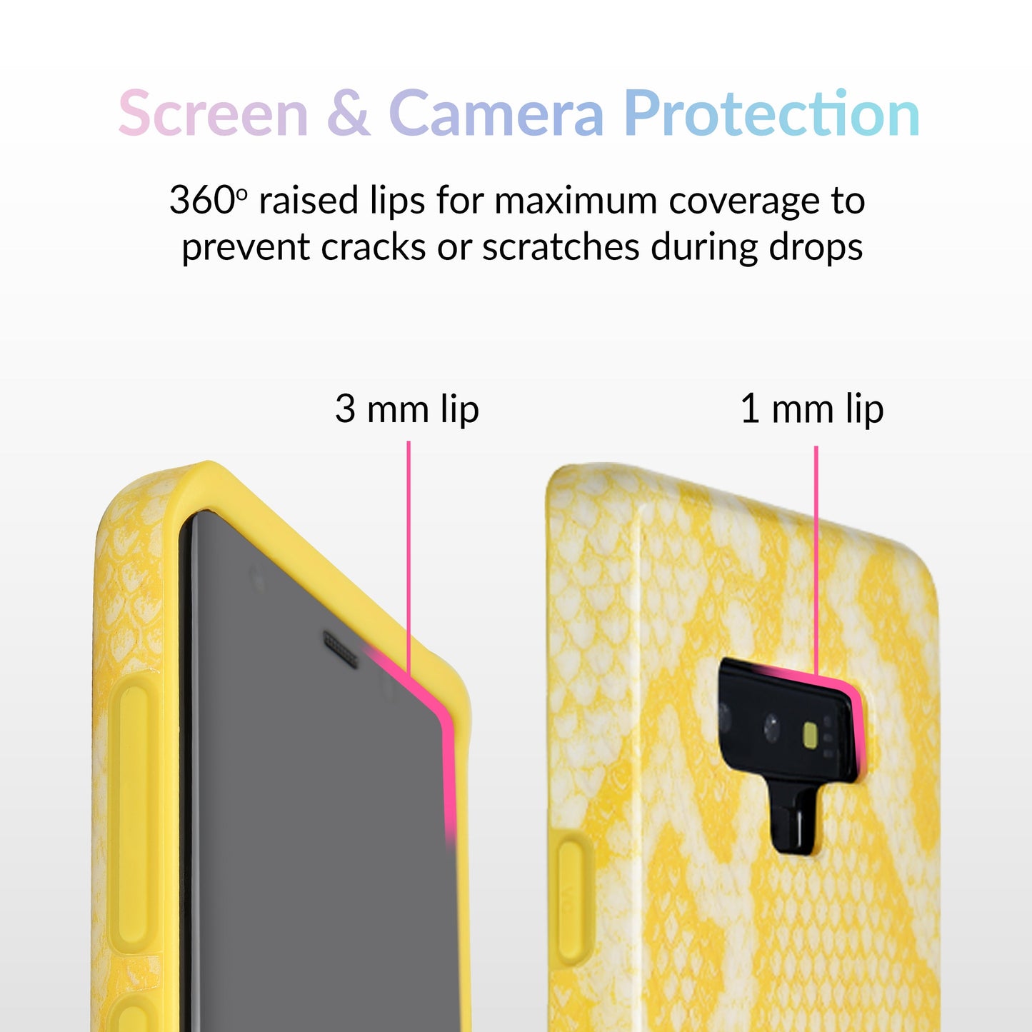 Yellow Snakeskin Samsung Galaxy Case