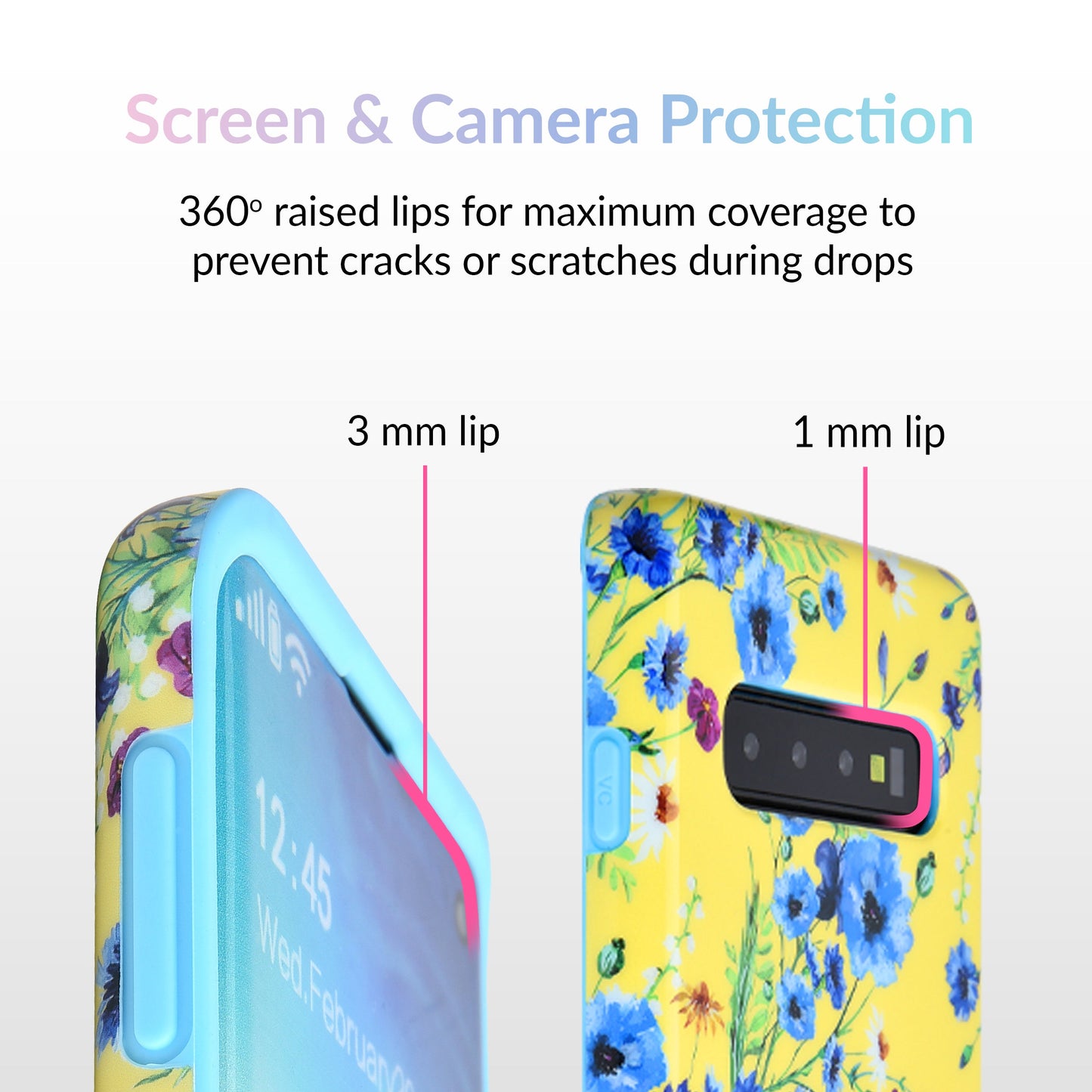 Yellow Wildflowers Samsung Galaxy Case