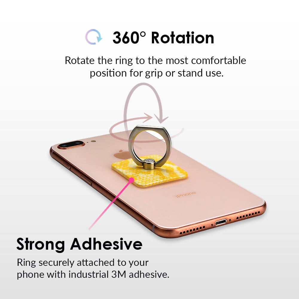 Yellow Snakeskin Phone Ring