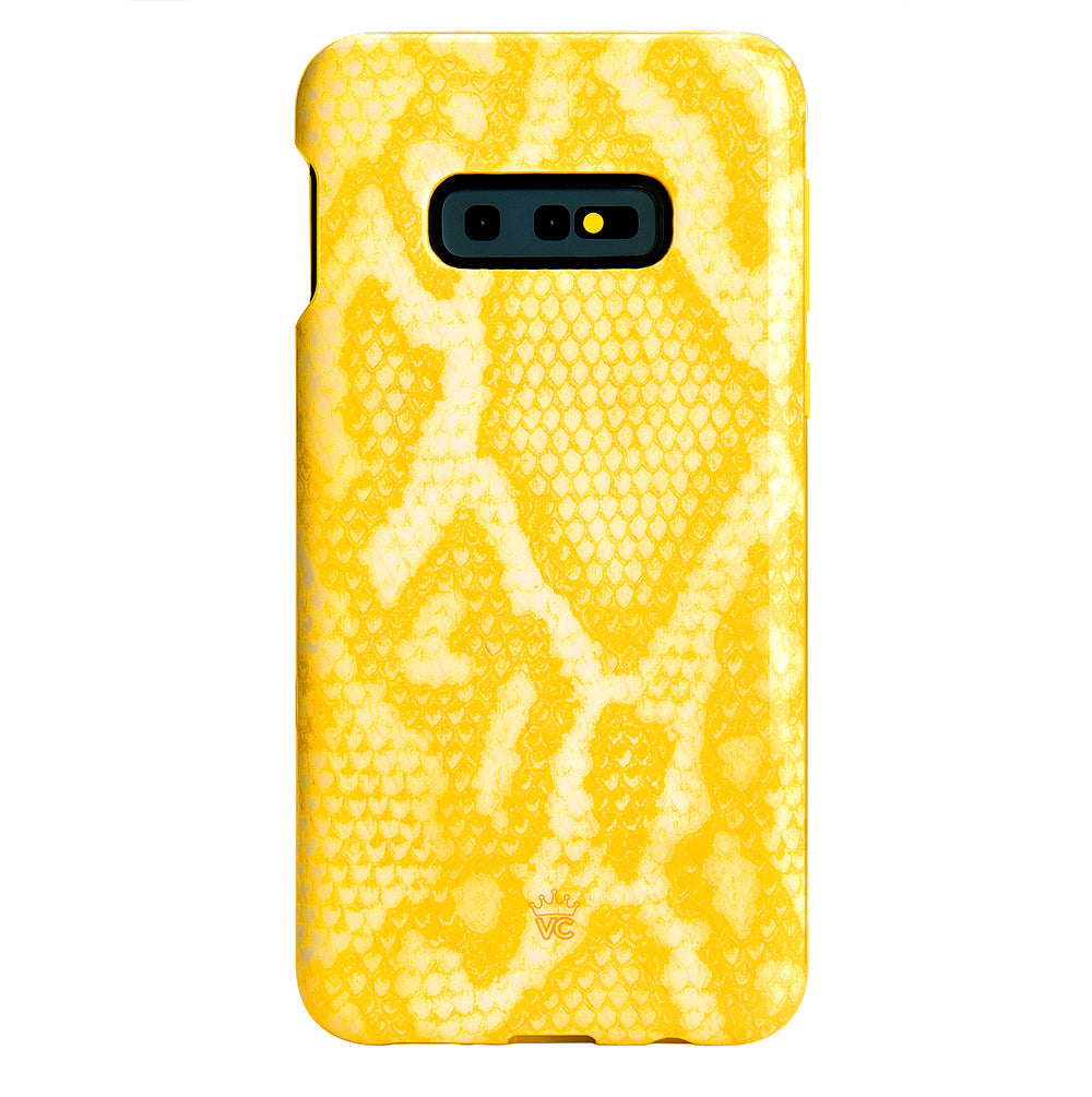 Yellow Snakeskin Samsung Galaxy Case