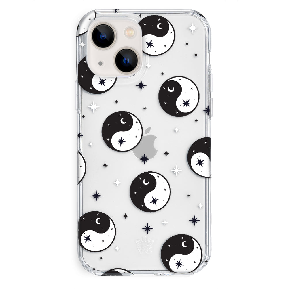 Yin & Yang Clear iPhone Case