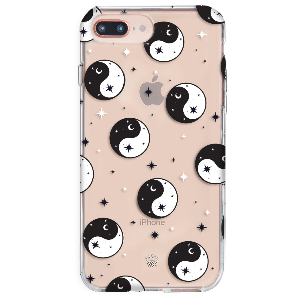 Yin & Yang Clear iPhone Case