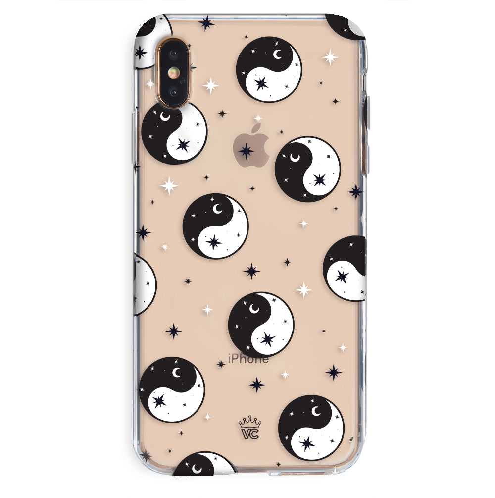 Yin & Yang Clear iPhone Case